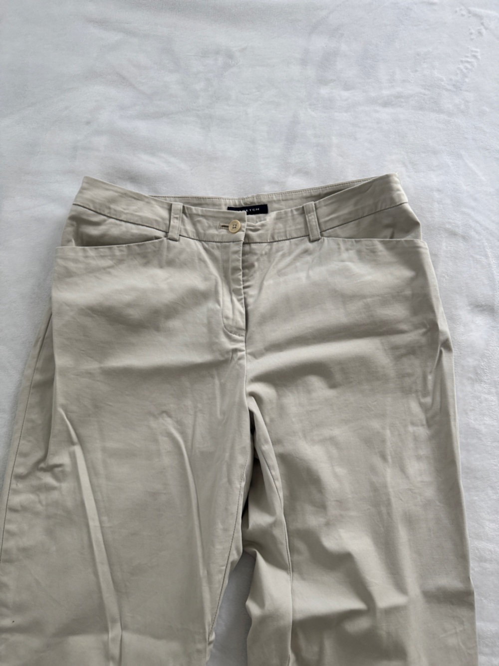 Jones New York Light Beige Chino Pants